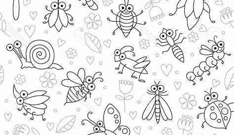 磊 Dibujos de Insectos【190】para dibujar