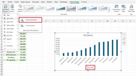 Insert Axis Labels In Excel