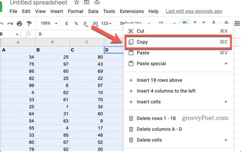 insert code into google sheets