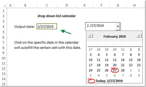 Insert Drop Down Calendar In Excel Mac