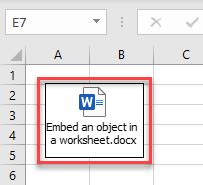insert excel file in google docs
