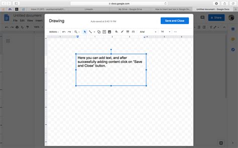 insert html in google docs