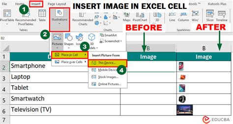 insert image in excel cell as attachment using formula