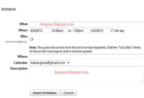 Insert Invitation In Gmail