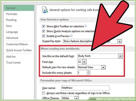Insert New Tab Excel Shortcut