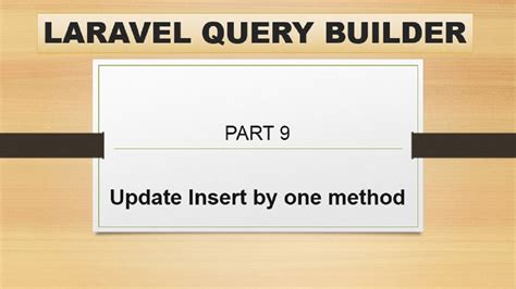 Insert Or Update Query In Laravel