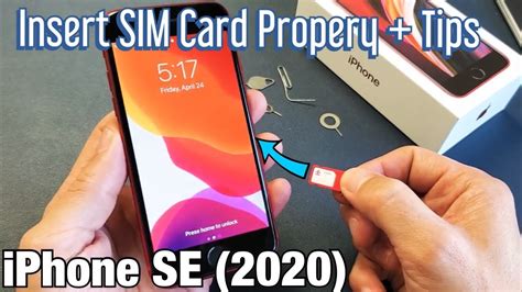 Insert Sim Card For Iphone Se