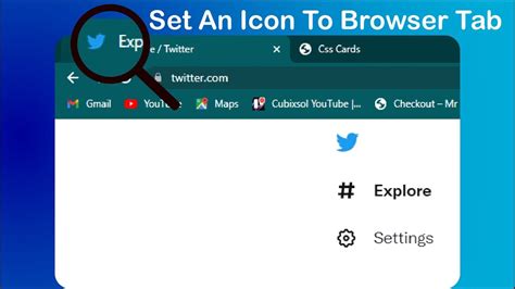 Insert Tab Icon In Html