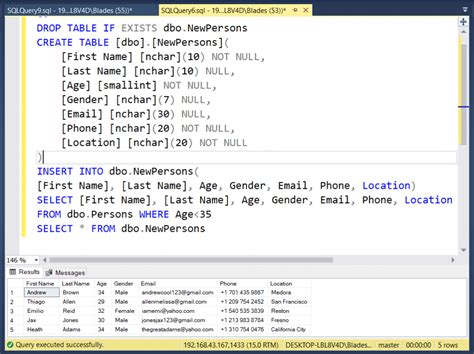 Learn SQL INSERT INTO TABLE