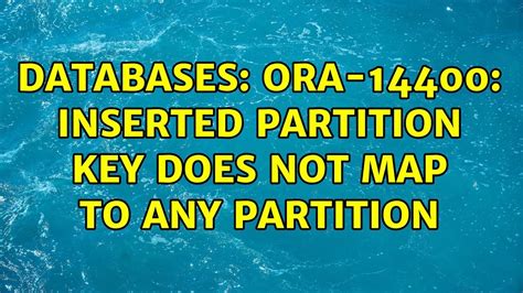Inserted Partition Key Does Not Map To Any Partition