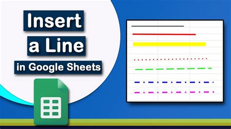 inserting a line in google sheets