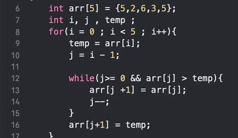 insertion sort in c++ program Code Example