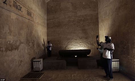 inside Giza pyramid