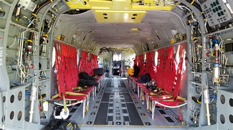 inside a chinook helicopter