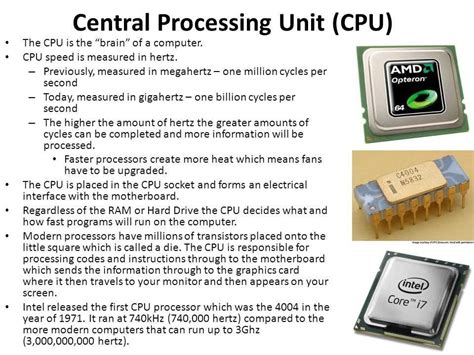 Inside Cpu Components
