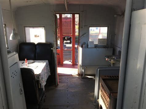 Inside Of A Train Caboose