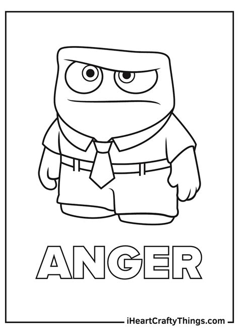 Inside Out Character Coloring Pages