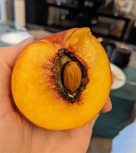 inside peaches