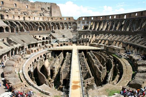 inside the Colosseum