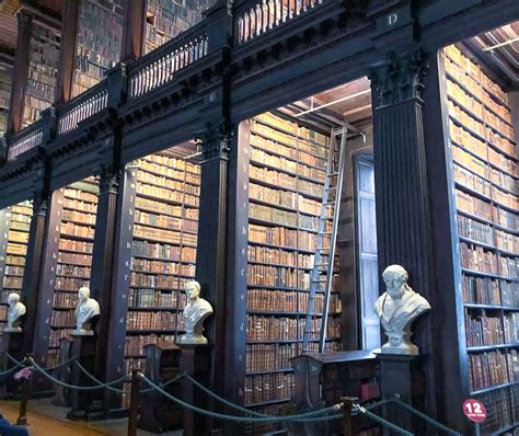inside the Trinity College Library