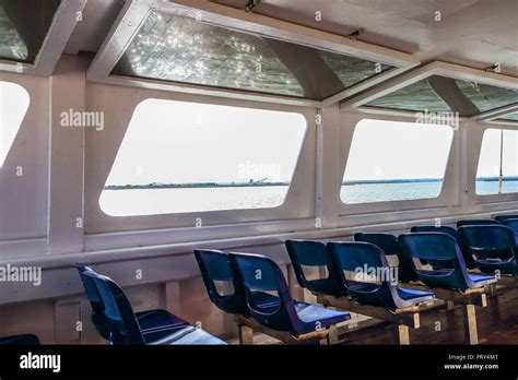 inside the ferry boat