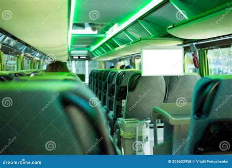 inside tourist bus