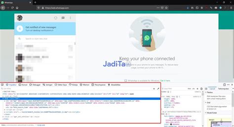 Trik Menyimpan Gambar WA Web