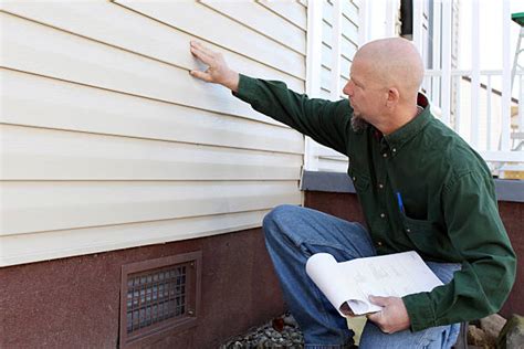 Inspecting house siding