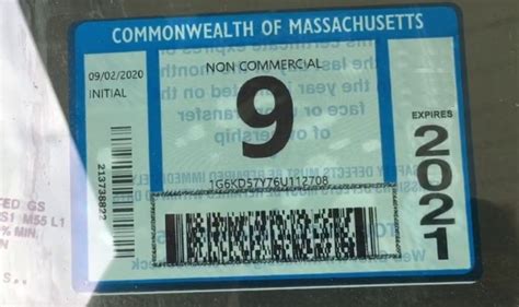 inspection stickers in new bedford