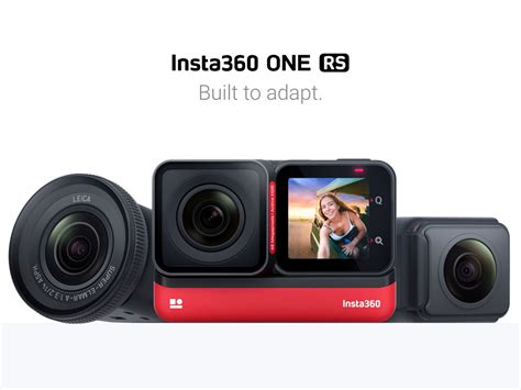 insta360 one rs 4k action camera