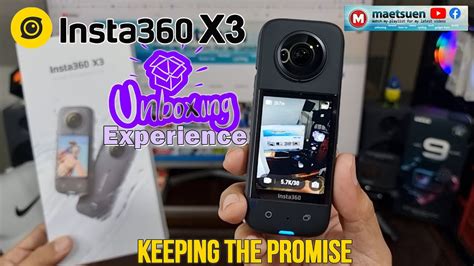 insta360 x3 an unboxing experience