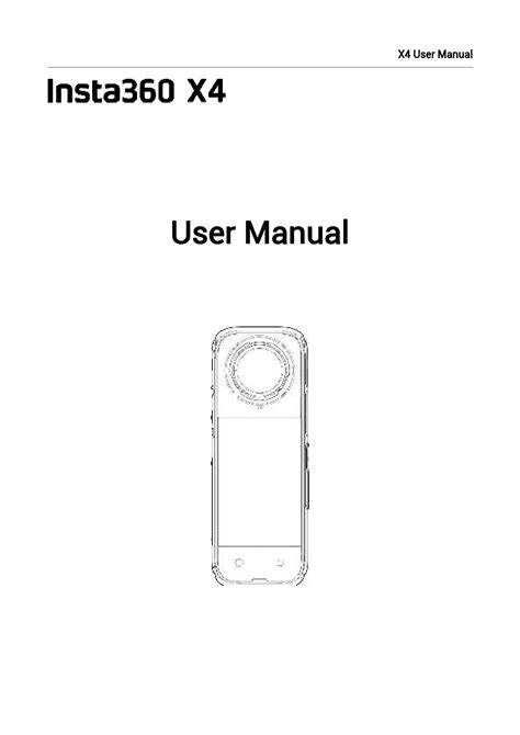 insta360 x4 user manual pdf