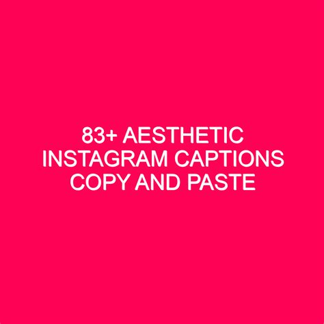 Instagram Captions Copy and Paste