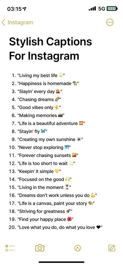 Instagram Captions Post Idea