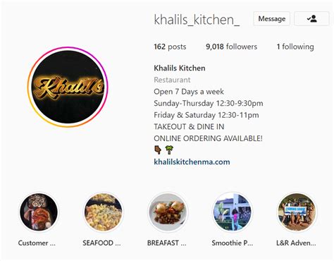Instagram For Restaurants