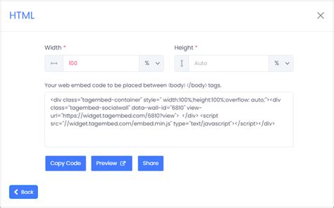 instagram link to embed code