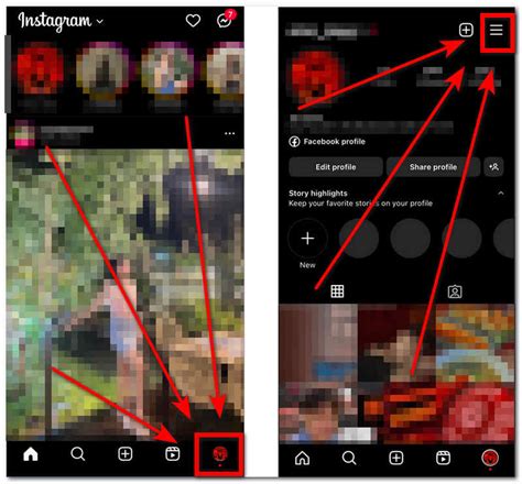 Instagram Three Lines