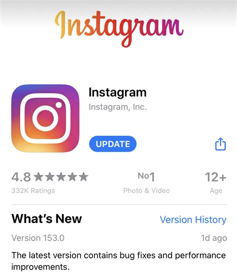 instagram update