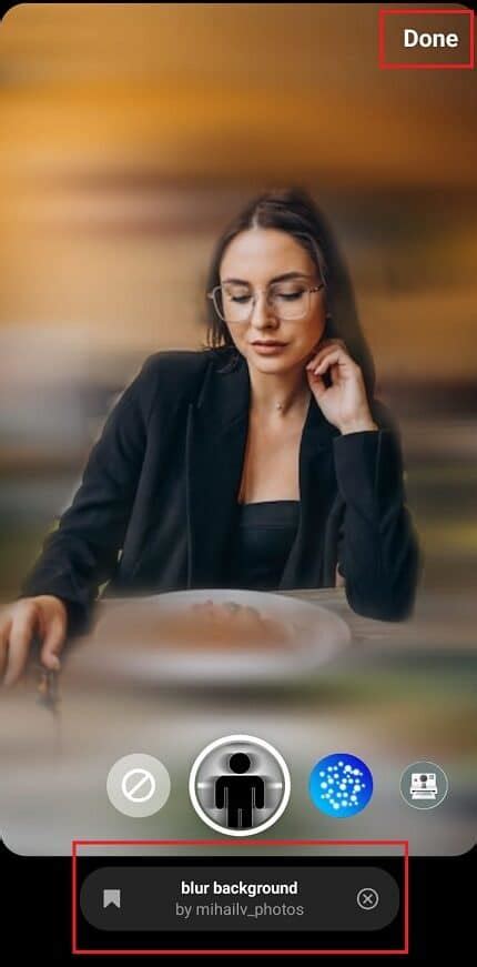 Instagram Video Blur Background