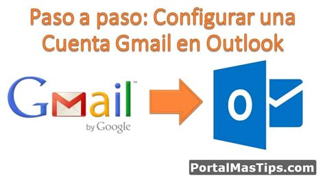 instalar correo gmail en outlook