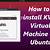 install kvm on ubuntu 20 04 create a virtual machine