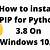 install pip python