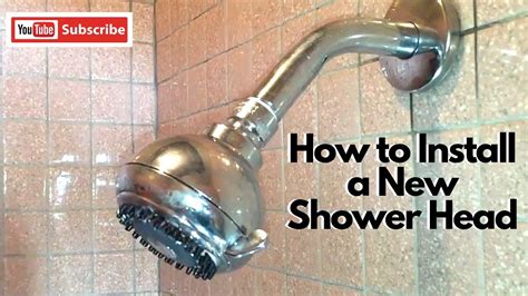 Install A New Shower Head