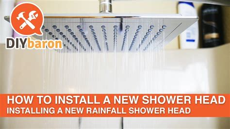 Install A Rainfall Shower Head