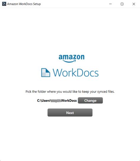 Install Amazon Workdocs