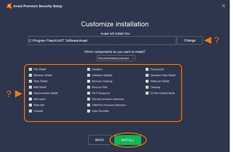 install avast premium security