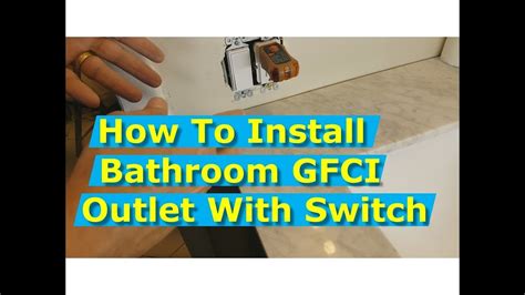 Install Bathroom Light Switch