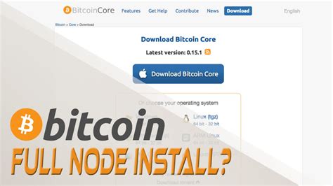 install bitcoin full node