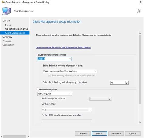 Install Bitlocker Management Sccm