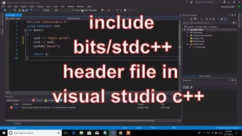 Install Bits/Stdc++.H